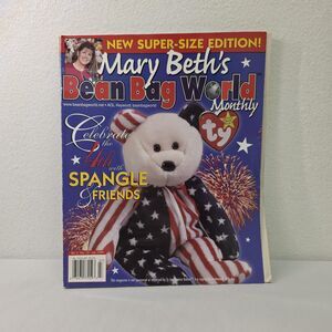 TY Beanie Baby July 1999 Mary Beths bean world monthly magazine issue #10 vol 2